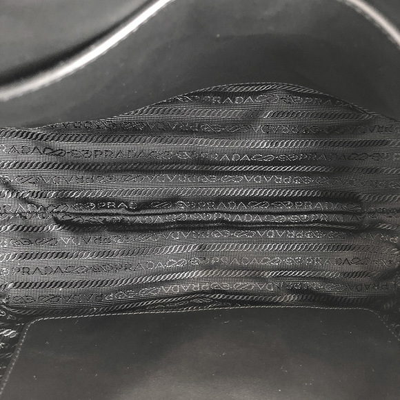 Prada Concept Nylon Leather Shoulder Bag Black - Picture 5 of 13